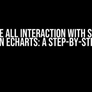 Disable All Interaction with Specific Series in ECharts: A Step-by-Step Guide