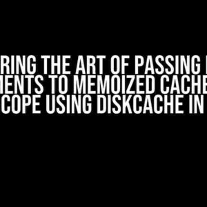 Mastering the Art of Passing Ignore Arguments to Memoized Cache from Local Scope using DiskCache in Python